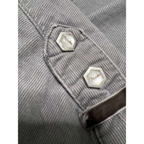 Fender Custom Rock & Roll Religion Men’s Corduroy Embroidered Long Sleeve - S - Picture 5 of 10